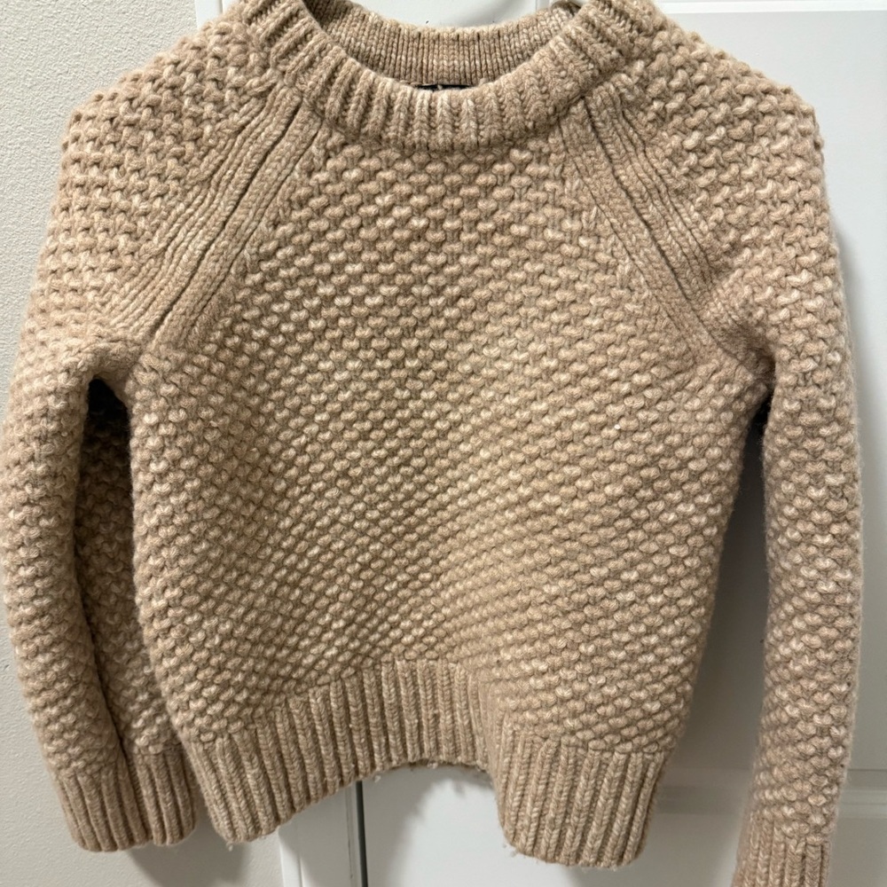 Banana Republic Textured Beige Sweater